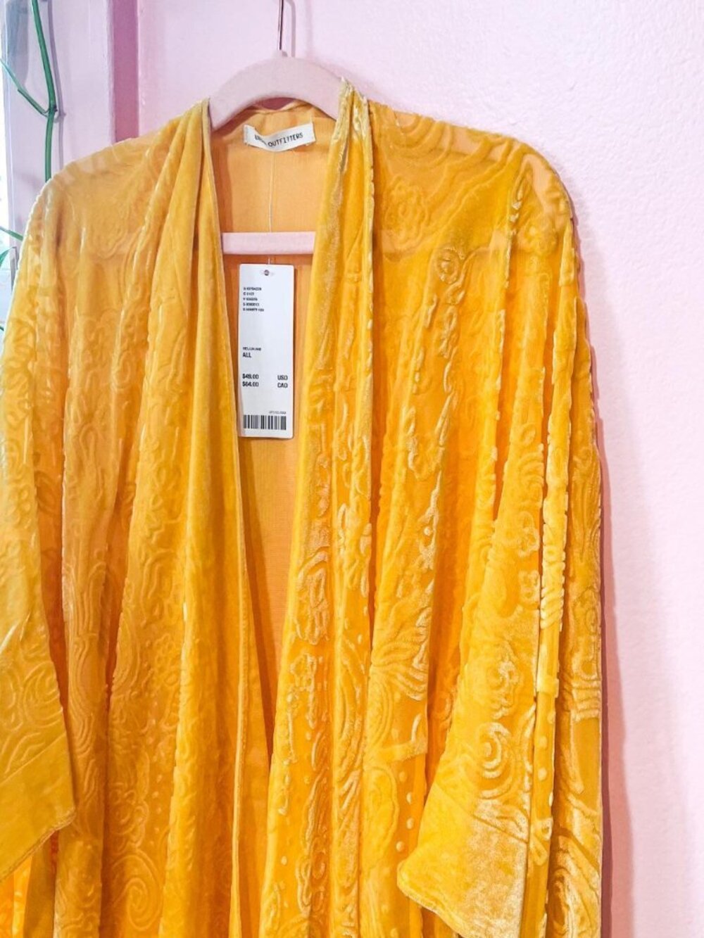 Urban Outfitters Golden Yellow Kimono (New With Tags)